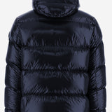 PIUMINO TRAPUNTATO IN NYLON CON CAPPUCCIO PI001342U 12220Z9202 HERNO 