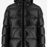 PIUMINO TRAPUNTATO IN NYLON CON CAPPUCCIO PI001342U 12220Z9300 HERNO 