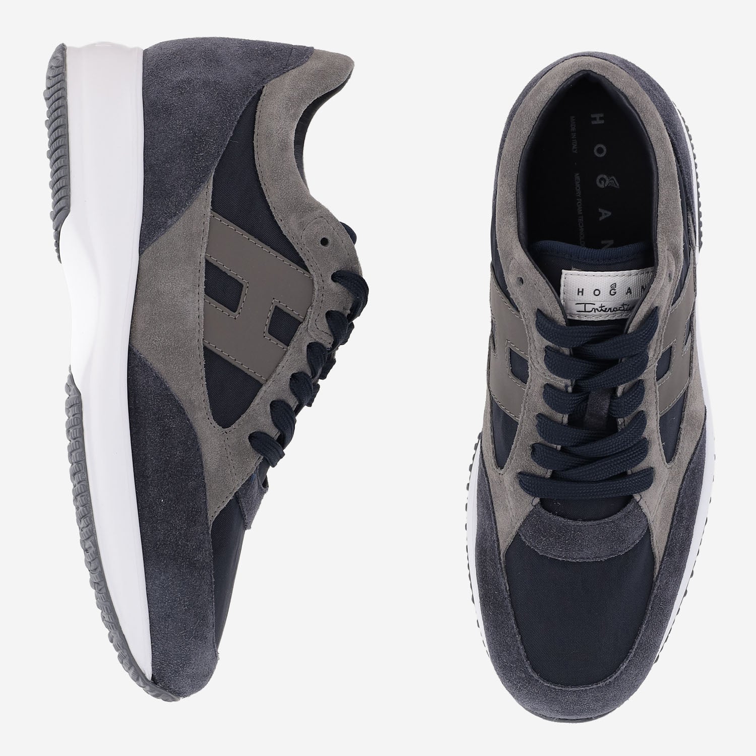 Sneakers Interactive in suede e mesh HXM7130GC80 V4R760V HOGAN 