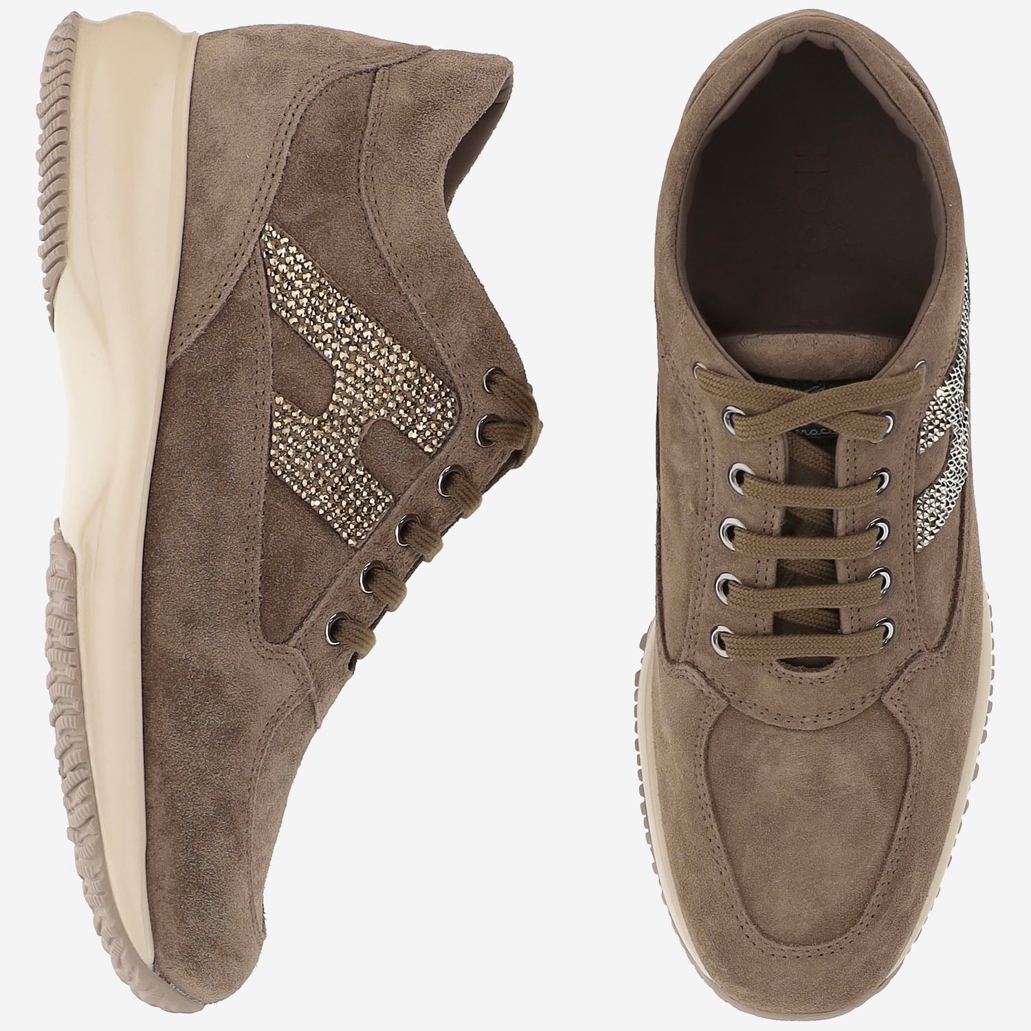 SNEAKERS INTERACTIVE IN PELLE SCAMOSCIATA HXW00N02011 UH60R1F HOGAN 