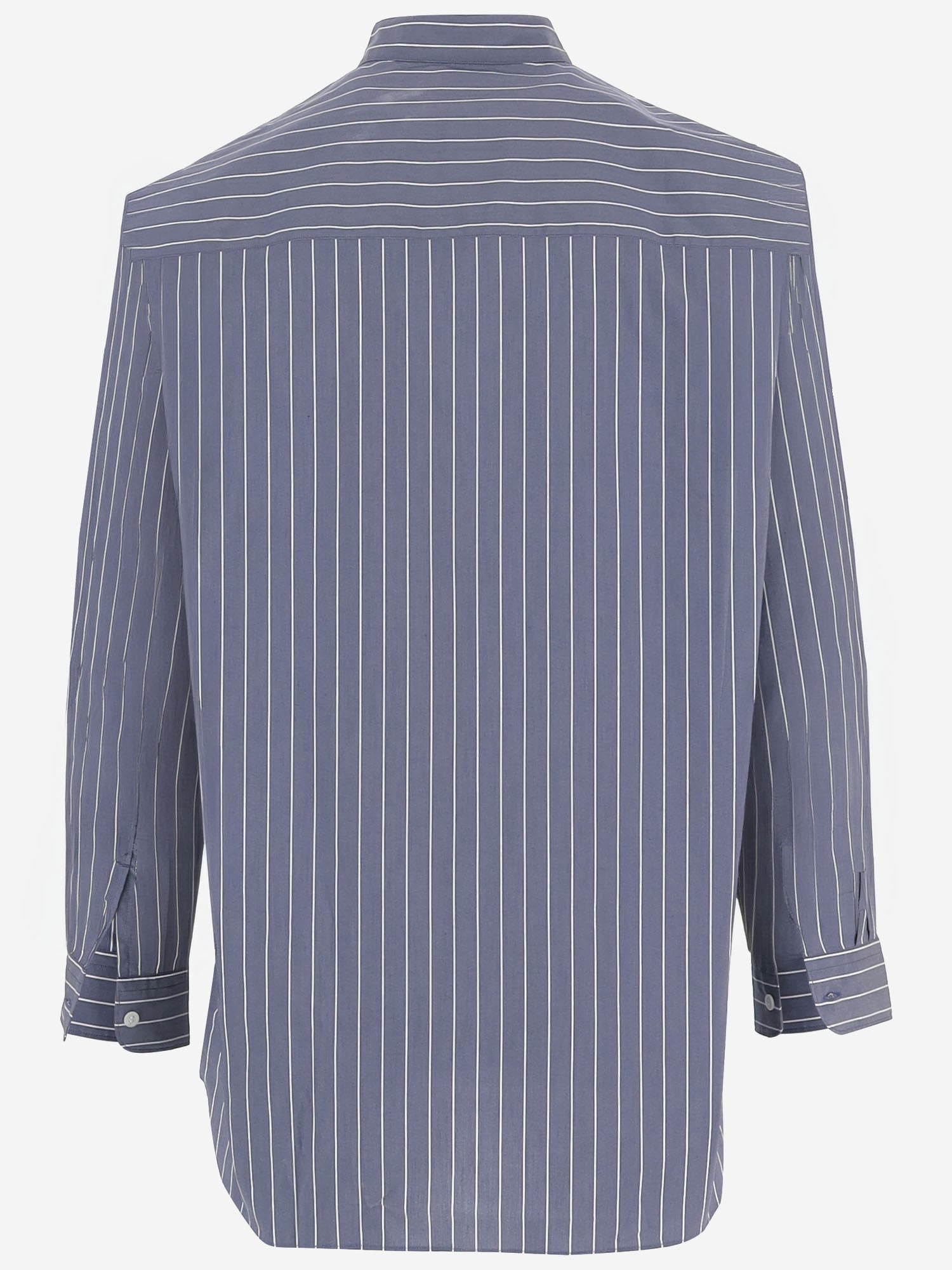 CAMICIA IN MISTO COTONE CON MOTIVO A RIGHE HRB013051 1 HOMME 
