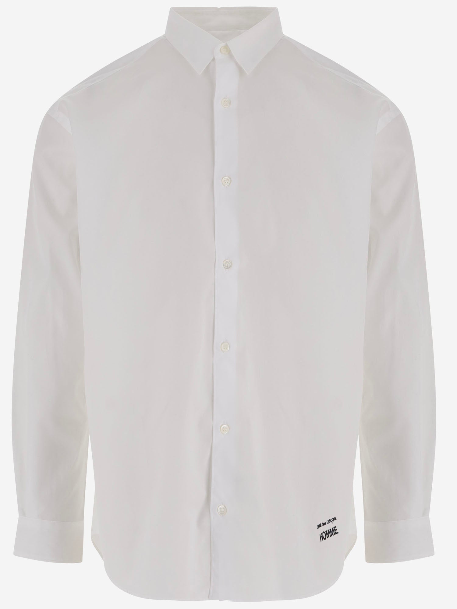 CAMICIA IN COTONE CON LOGO HRB102051 3 HOMME 