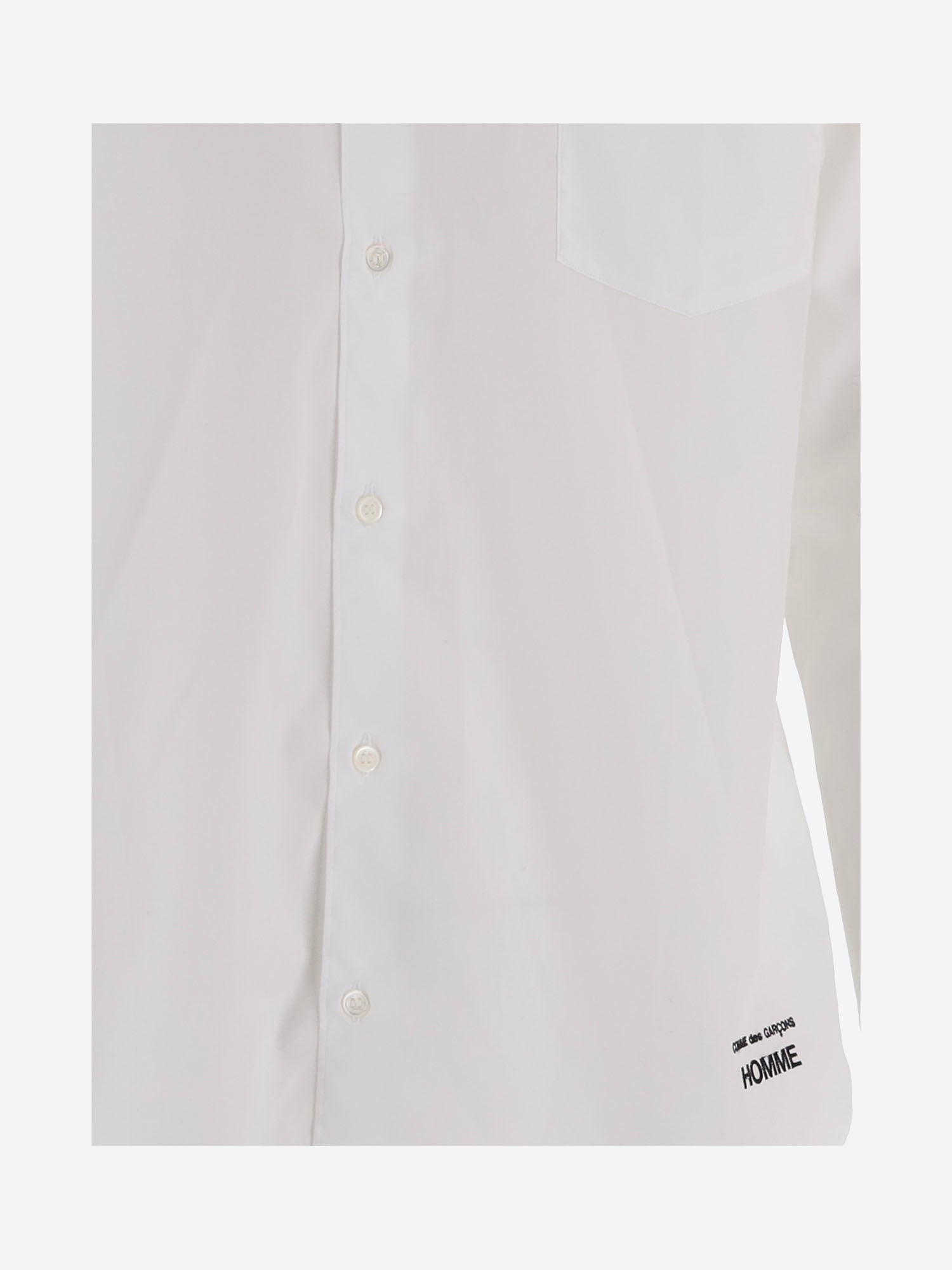 CAMICIA IN COTONE CON LOGO HRB102051 3 HOMME 
