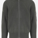 MAGLIA IN LANA CON ZIP E TASCA SULLA MANICA HRN003051 2 HOMME 