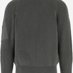 MAGLIA IN LANA CON ZIP E TASCA SULLA MANICA HRN003051 2 HOMME 