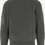 MAGLIA IN LANA CON ZIP E TASCA SULLA MANICA HRN003051 2 HOMME 