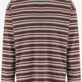 T-SHIRT A MANICHE LUNGHE IN COTONE A RIGHE HRT005051 2 HOMME 
