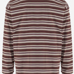 T-SHIRT A MANICHE LUNGHE IN COTONE A RIGHE HRT005051 2 HOMME 