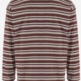 T-SHIRT A MANICHE LUNGHE IN COTONE A RIGHE HRT005051 2 HOMME 