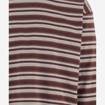 T-SHIRT A MANICHE LUNGHE IN COTONE A RIGHE HRT005051 2 HOMME 