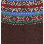 MAGLIA IN LANA CON MOTIVO JACQUARD LIVINGINTHELIGHT BROWNISH HOWLIN 