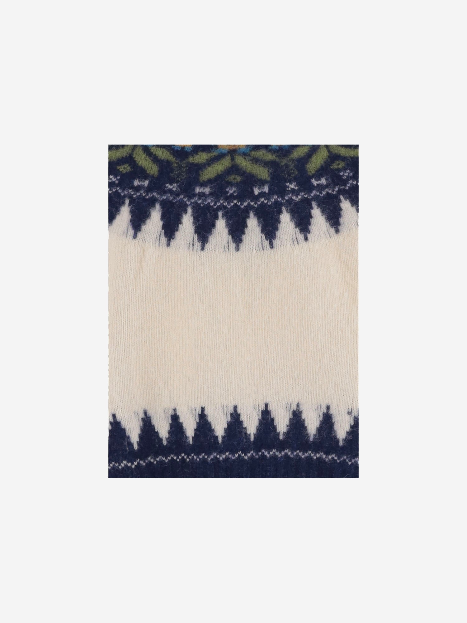 MAGLIA IN LANA CON MOTIVO JACQUARD LOVEONKNITTEDTRAIN MAGICBLUE HOWLIN 