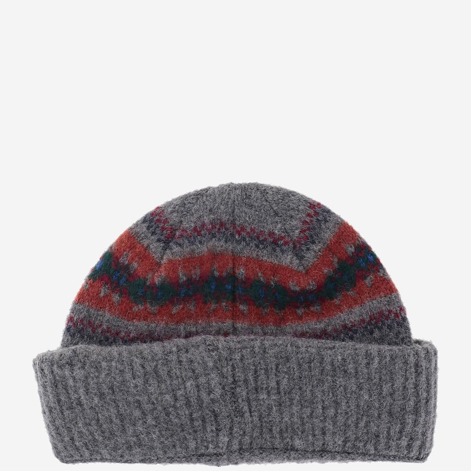 BEANIE IN LANA CON MOTIVO JACQUARD REVENGE METAL HOWLIN 