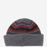 BEANIE IN LANA CON MOTIVO JACQUARD REVENGE METAL HOWLIN 