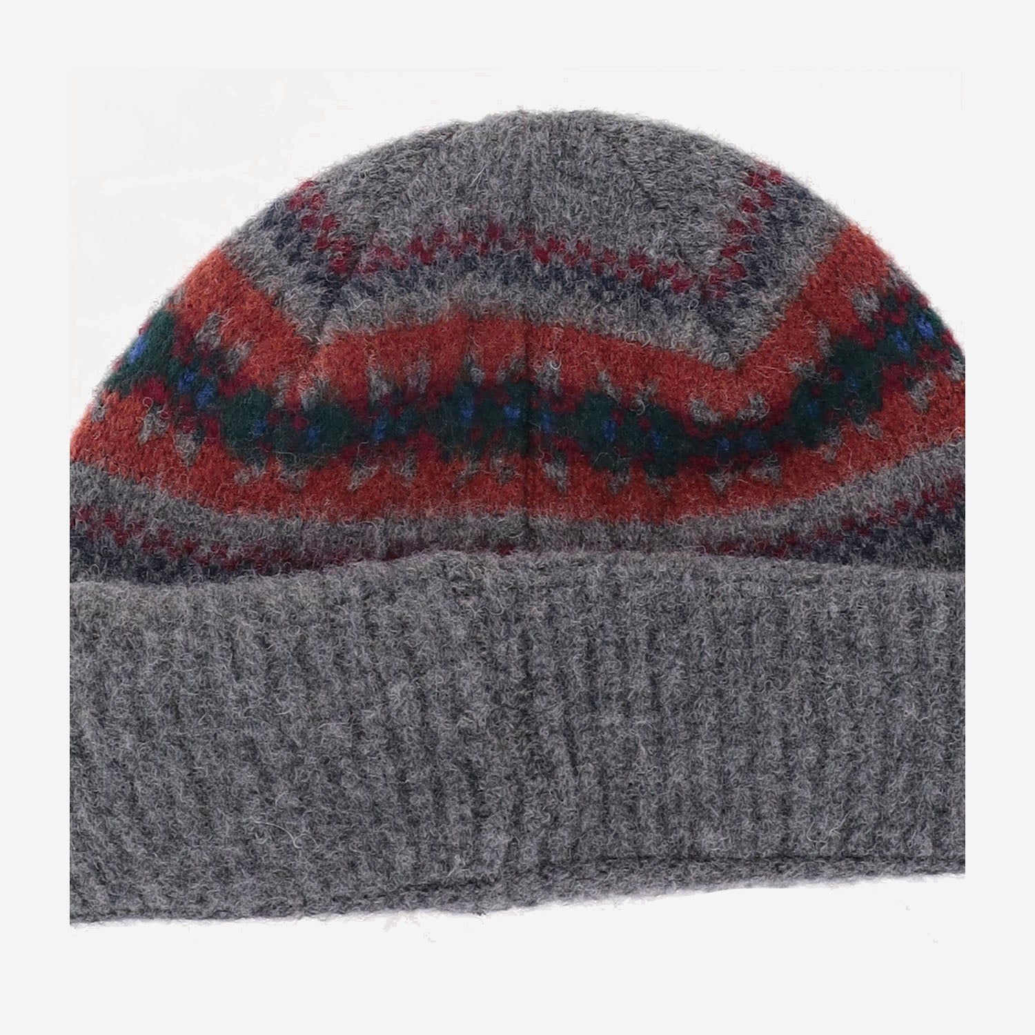 BEANIE IN LANA CON MOTIVO JACQUARD REVENGE METAL HOWLIN 