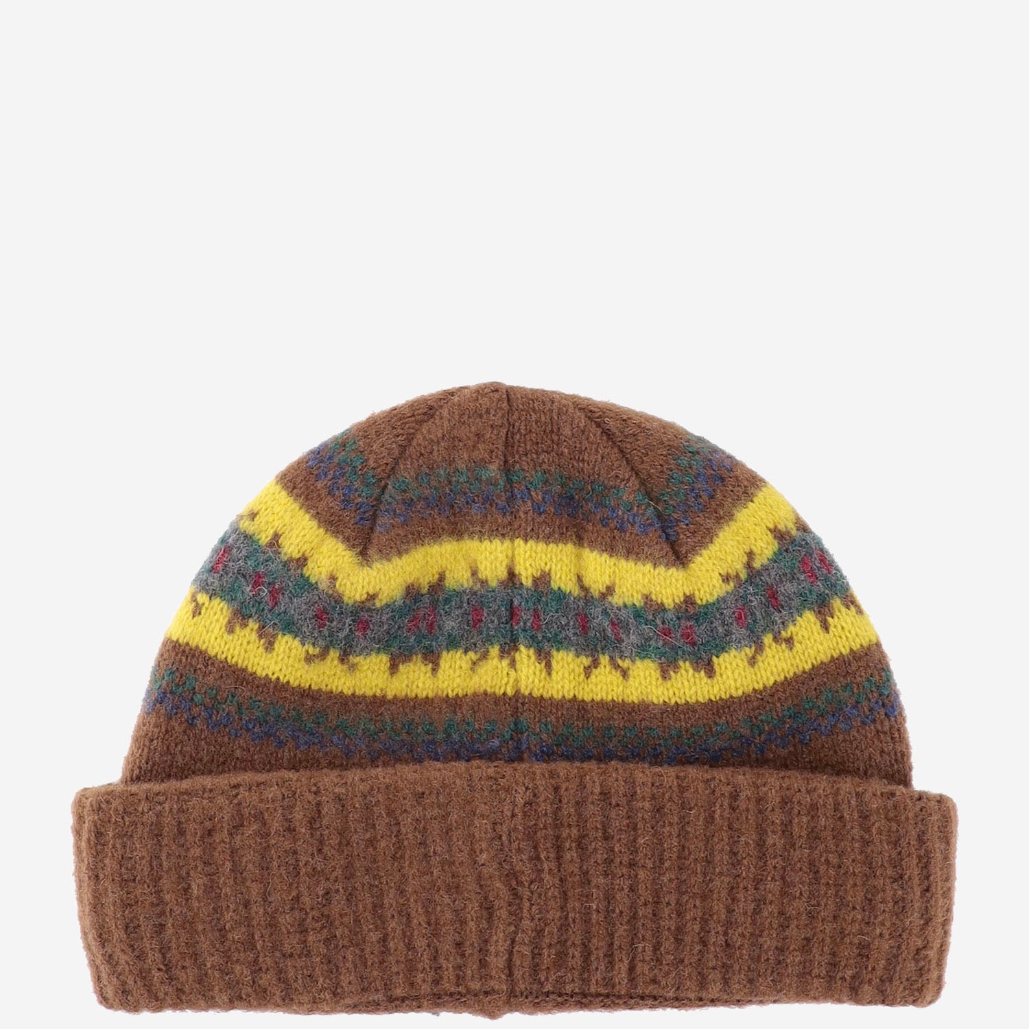 BEANIE IN LANA CON MOTIVO JACQUARD REVENGE WOOD HOWLIN 