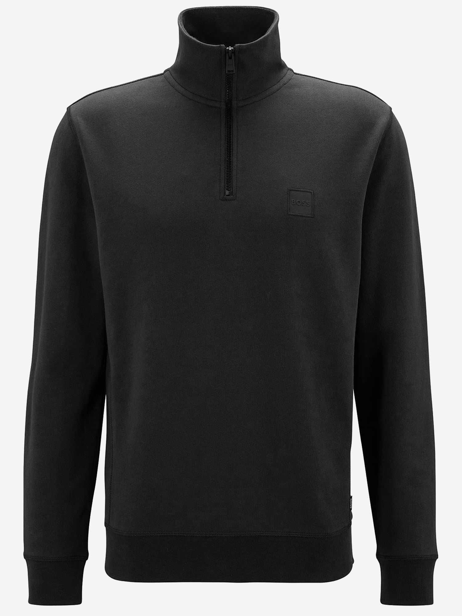 MAGLIA IN COTONE CON MEZZA ZIP 50468926 001 HUGO BOSS 