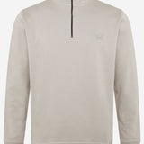 MAGLIA IN COTONE CON MEZZA ZIP 50468926 271 HUGO BOSS 