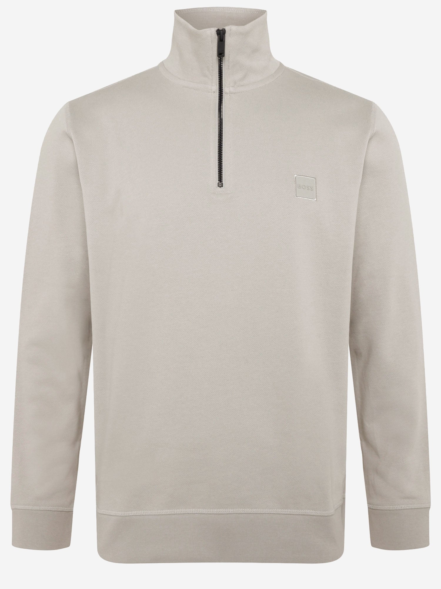 MAGLIA IN COTONE CON MEZZA ZIP 50468926 271 HUGO BOSS 