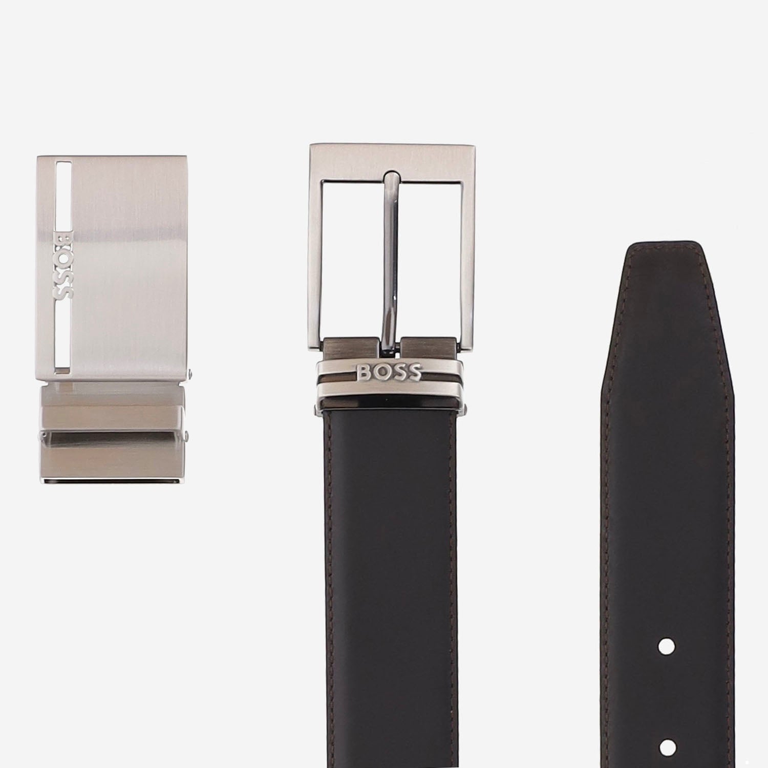 CINTURA REVERSIBILE CON FIBBIA INTERCAMBIABILE 50481069 002 HUGO BOSS 