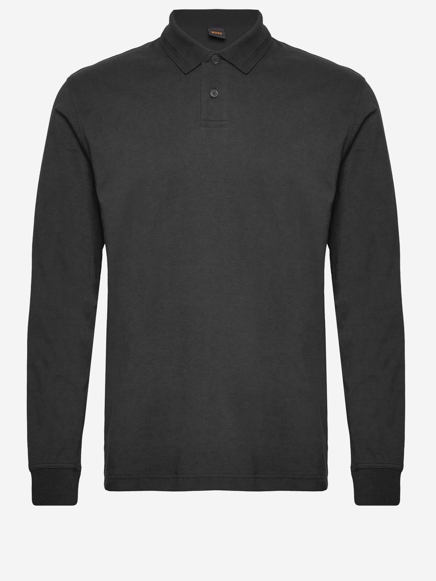 POLO A MANICHE LUNGHE IN COTONE 50527525 001 HUGO BOSS 
