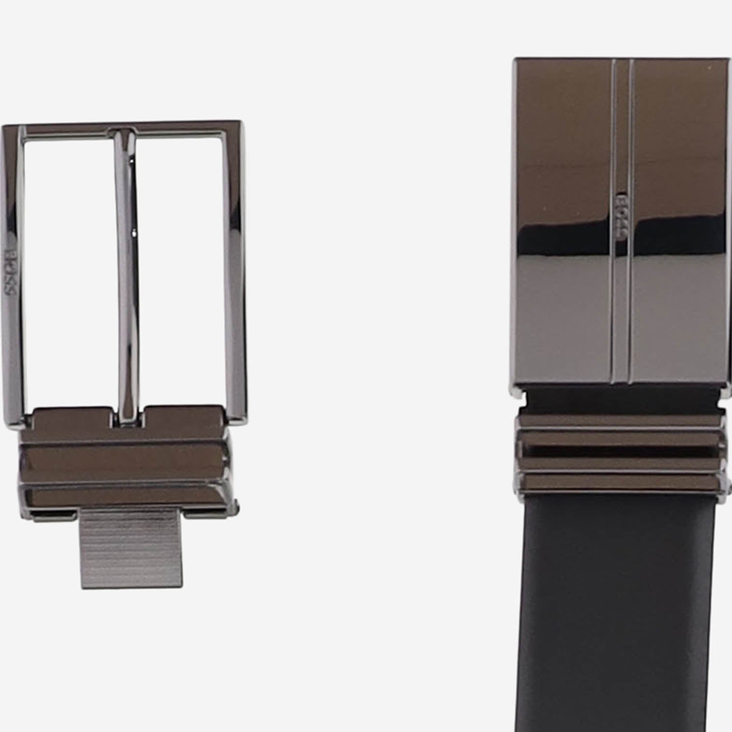 CINTURA IN PELLE CON FIBBIA INTERCAMBIABILE 50537099 004 HUGO BOSS 