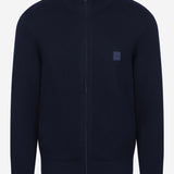 CARDIGAN IN COTONE E CASHMERE CON ZIP 50543692 404 HUGO BOSS 