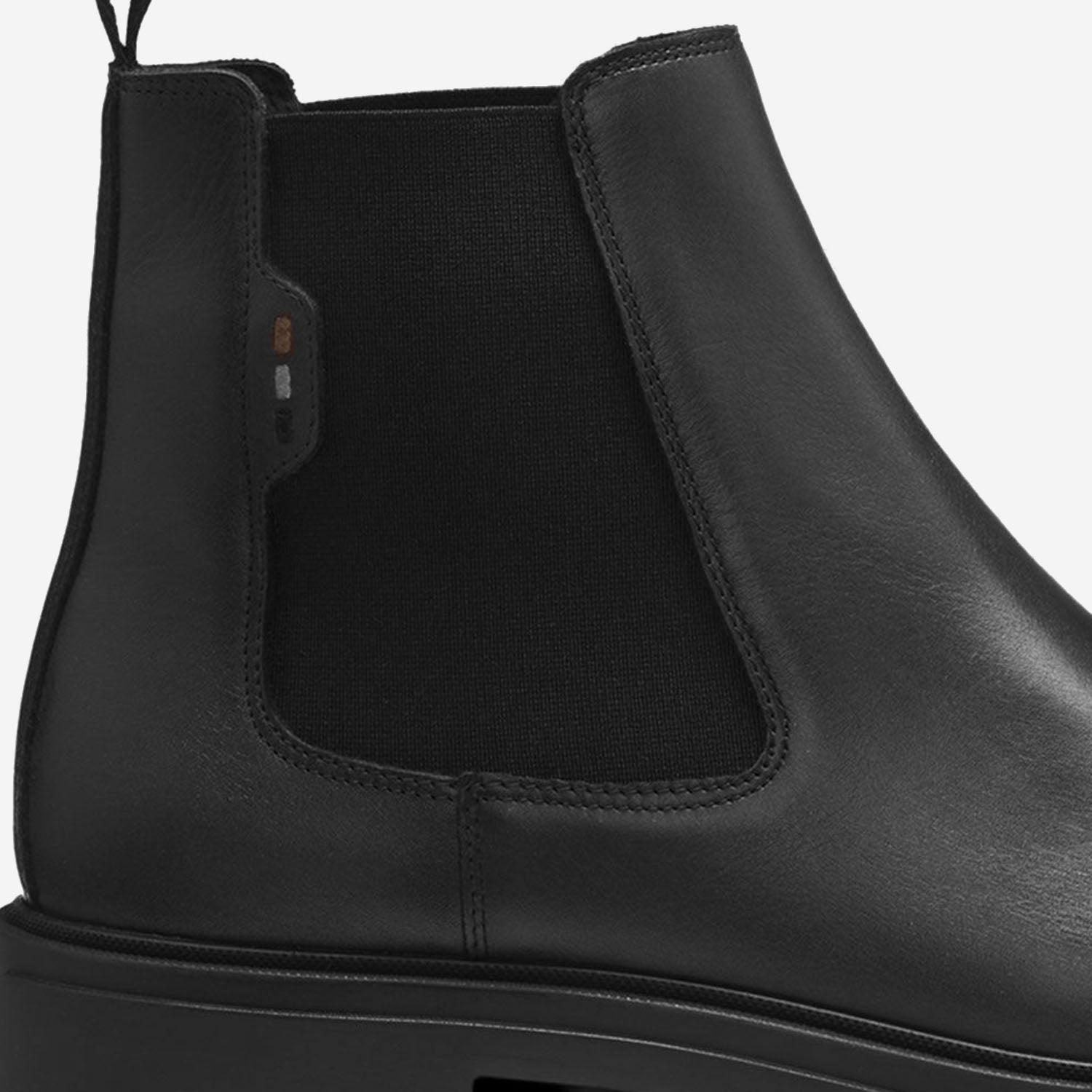 Stivaletti Chelsea in pelle lucida 50552527 001 HUGO BOSS 