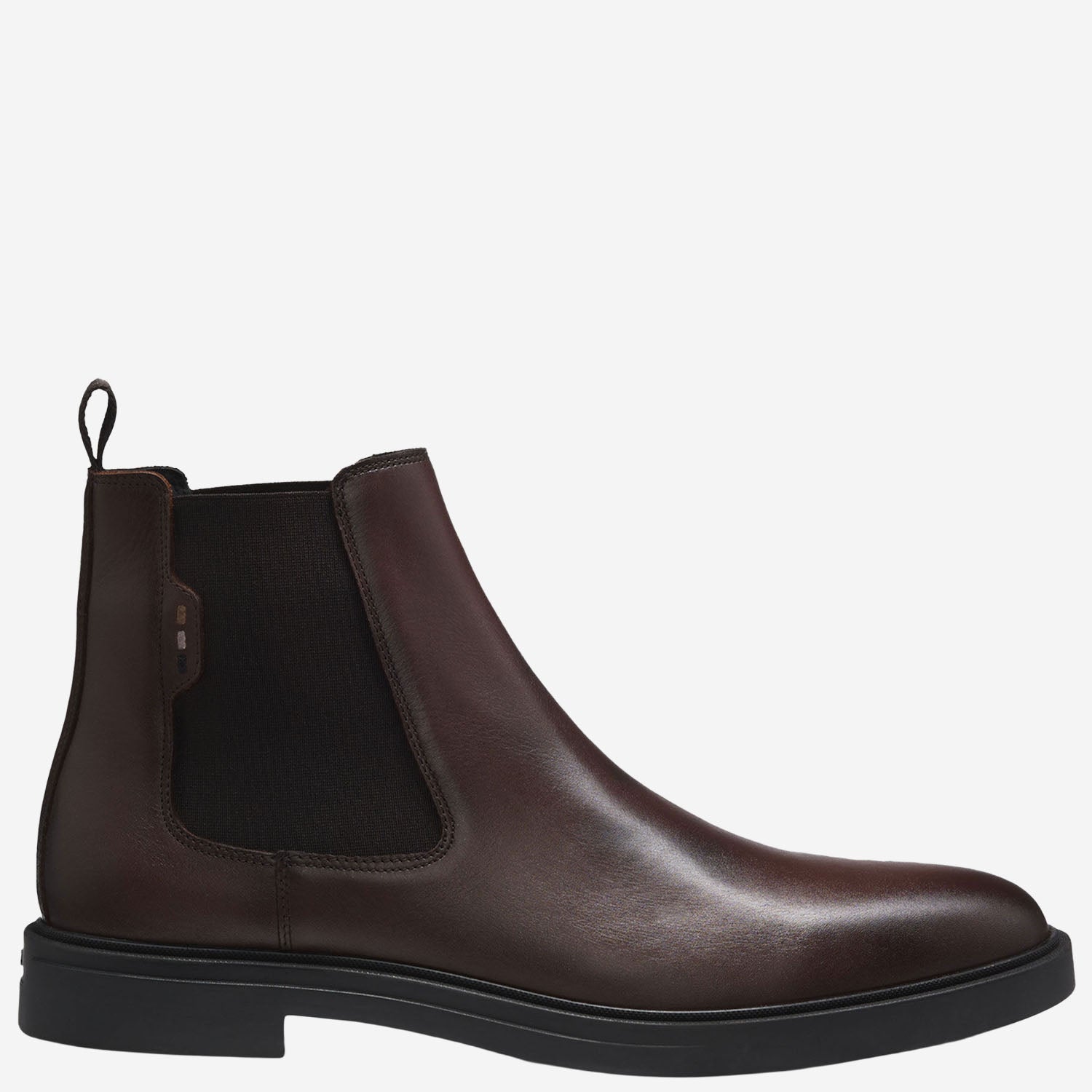 Stivaletti Chelsea in pelle lucida 50552527 201 HUGO BOSS 