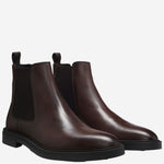 Stivaletti Chelsea in pelle lucida 50552527 201 HUGO BOSS 