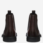 Stivaletti Chelsea in pelle lucida 50552527 201 HUGO BOSS 