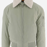 GIACCA IN NYLON CON COLLO SHEARLING 50565675 370 HUGO BOSS 