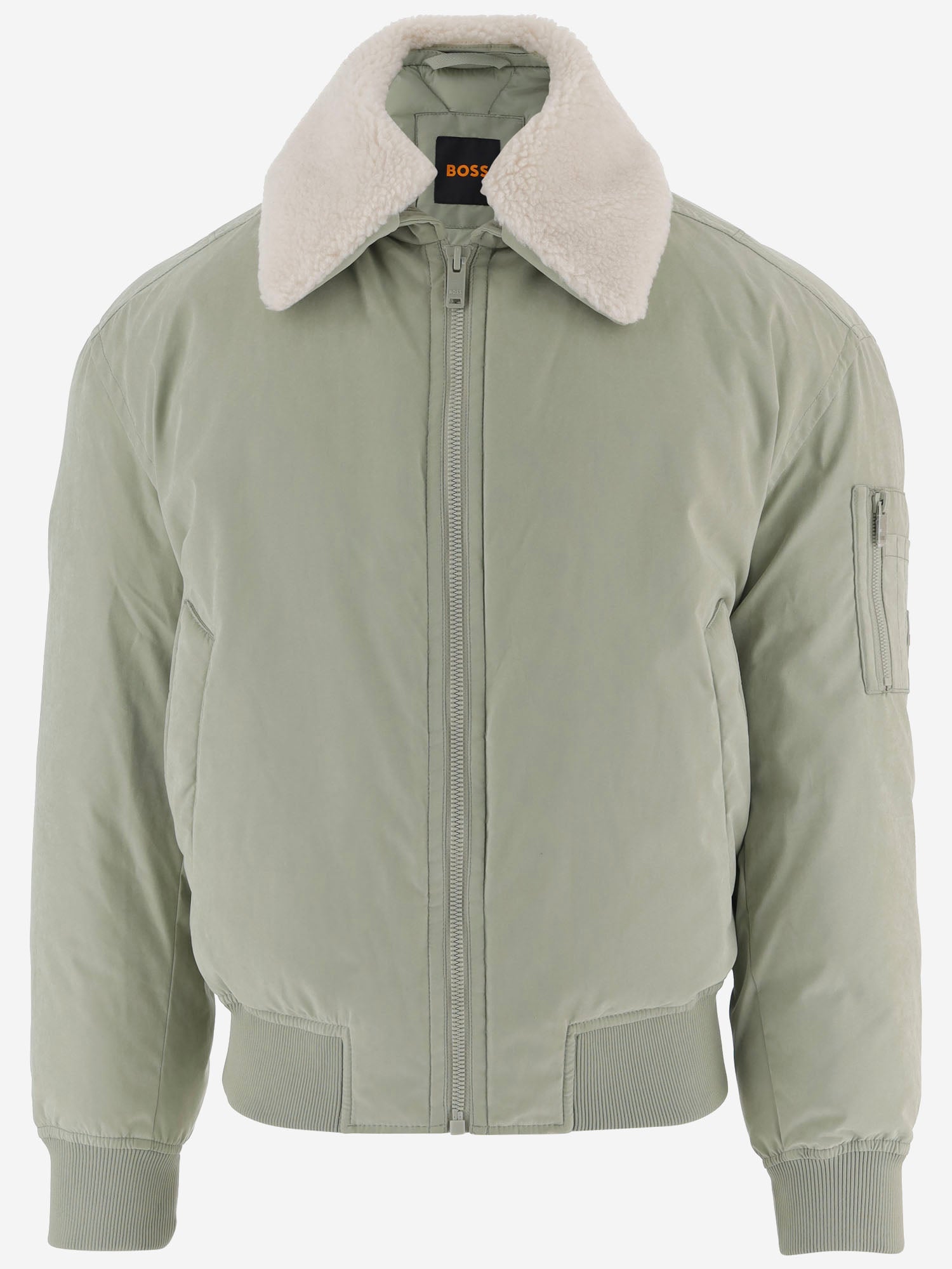 GIACCA IN NYLON CON COLLO SHEARLING 50565675 370 HUGO BOSS 
