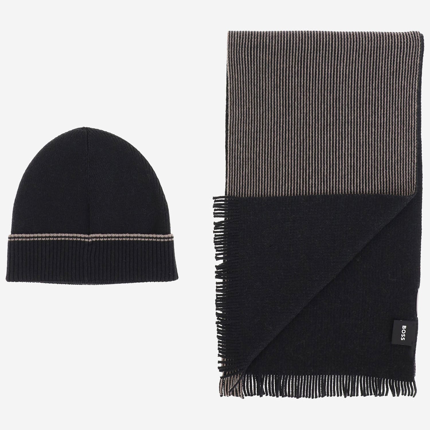 SET DA DUE PEZZI IN COTONE E LANA 50569472 001 HUGO BOSS 