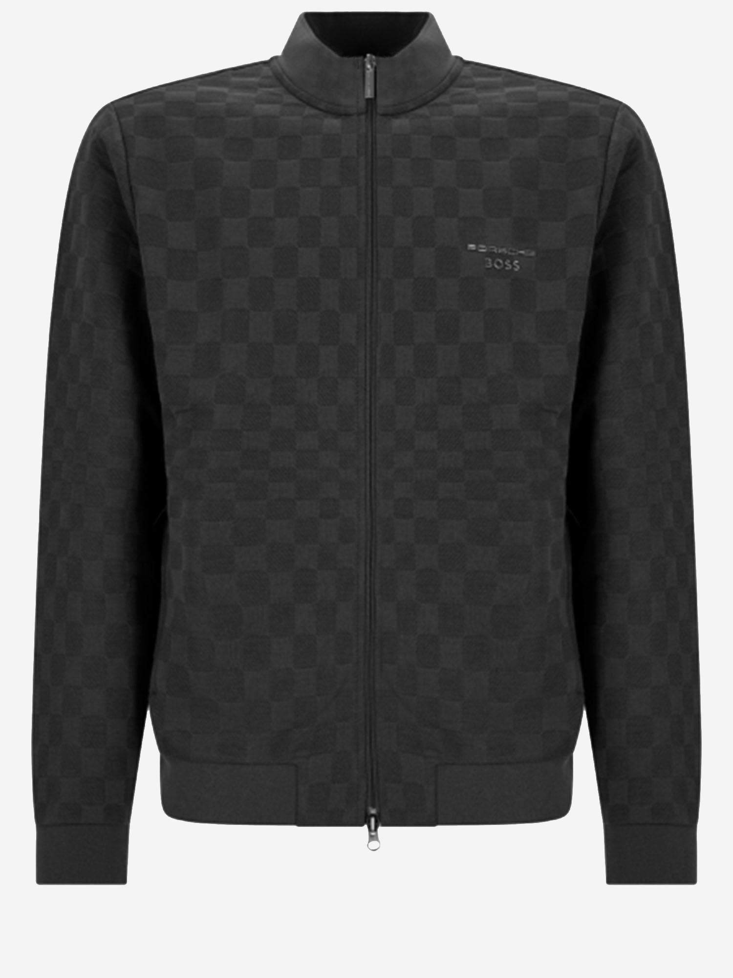 Felpa Porsche x BOSS con motivo jacquard Pasha-check 50569955 001 HUGO BOSS 