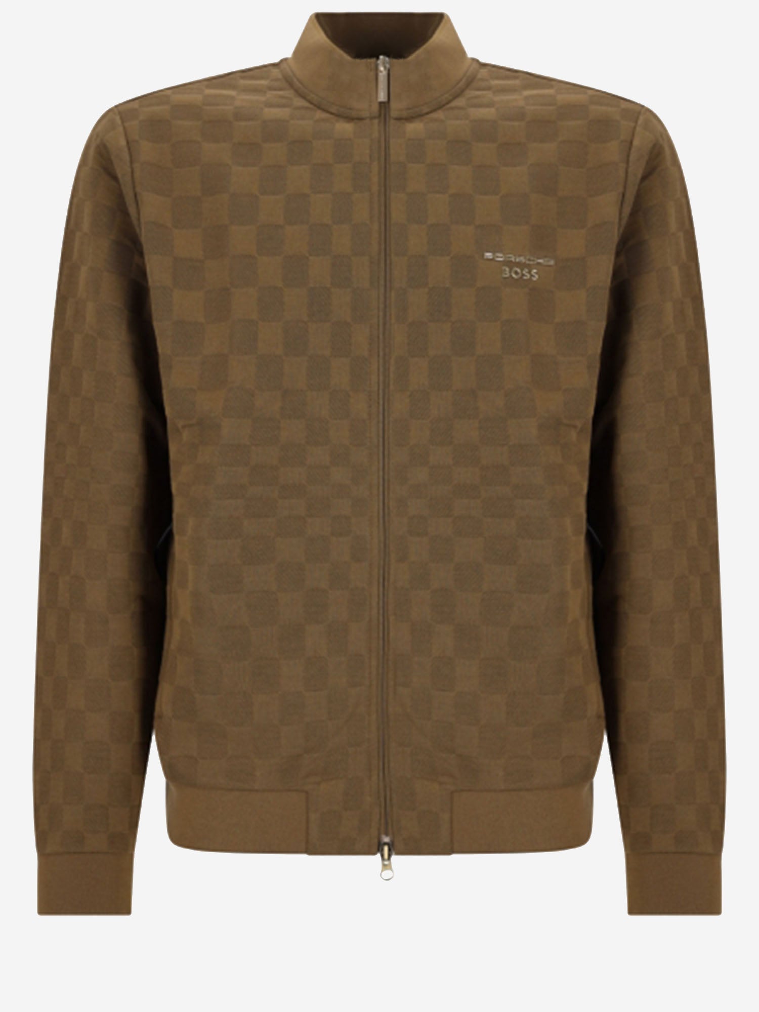Felpa Porsche x BOSS con motivo jacquard Pasha-check 50569955 219 HUGO BOSS 