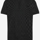 POLO IN COTONE CON MOTIVO A SCACCHI 50570908 001 HUGO BOSS 