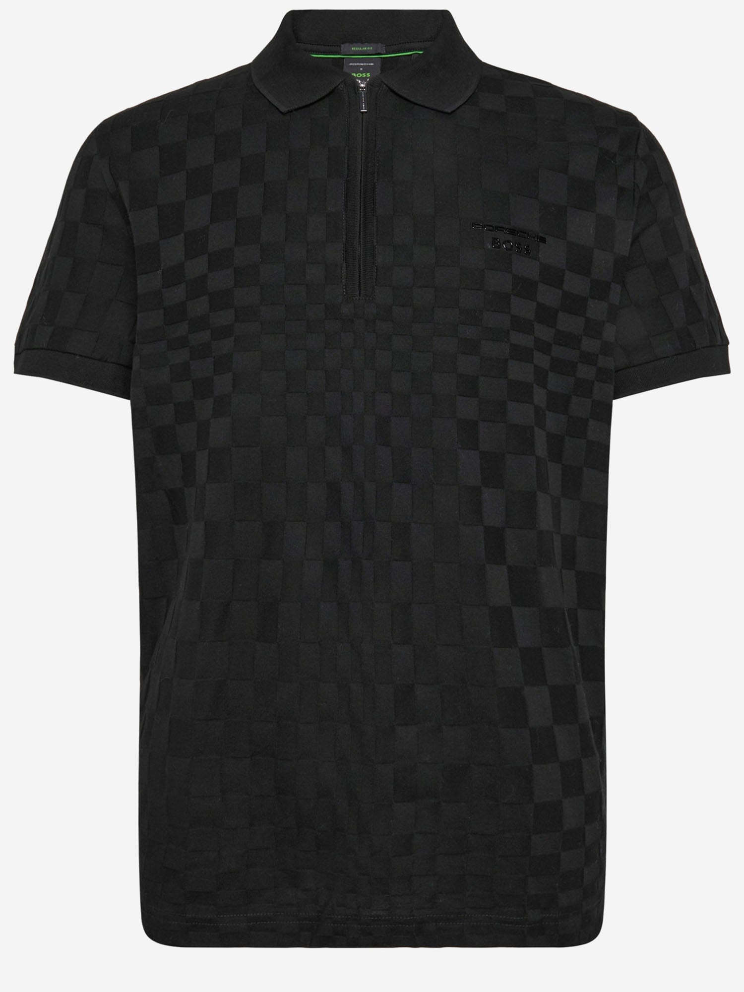 POLO IN COTONE CON MOTIVO A SCACCHI 50570908 001 HUGO BOSS 