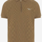 POLO IN COTONE CON MOTIVO A SCACCHI 50570908 219 HUGO BOSS 