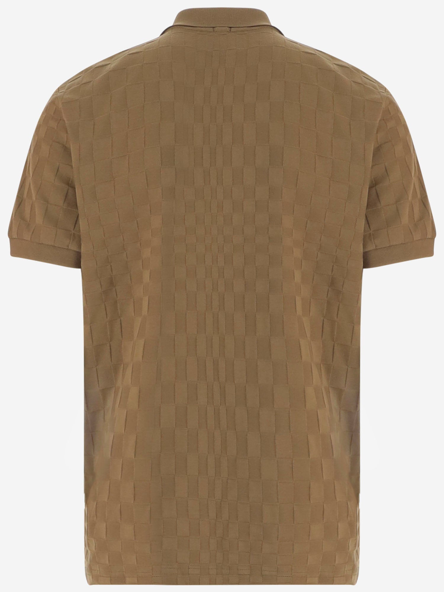 POLO IN COTONE CON MOTIVO A SCACCHI 50570908 219 HUGO BOSS 