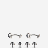 SET DI GEMELLI E BOTTONI DA SMOKING  IN OTTONE E VETRO 50571355 001 HUGO BOSS 