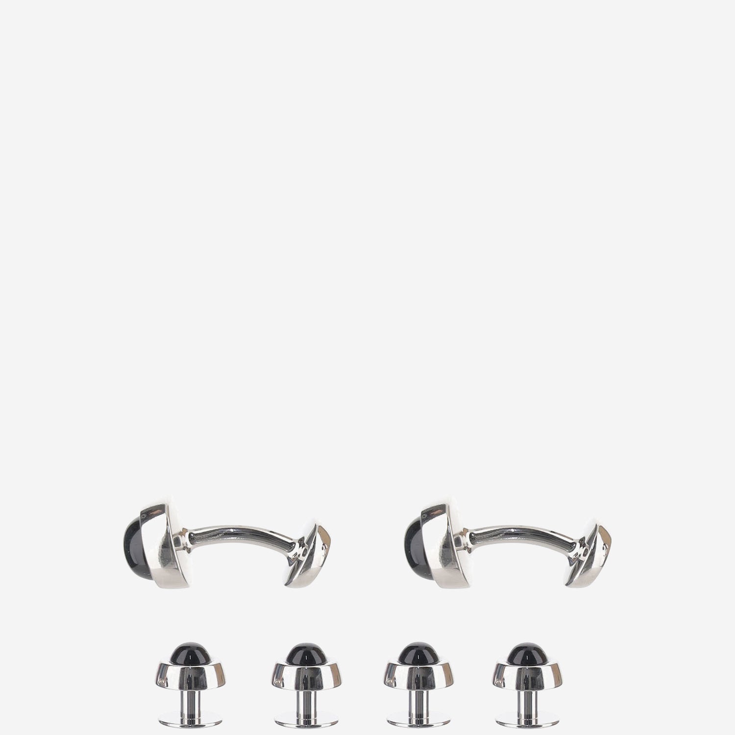 SET DI GEMELLI E BOTTONI DA SMOKING  IN OTTONE E VETRO 50571355 001 HUGO BOSS 
