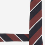 CRAVATTA IN MISTO SETA CON MOTIVO A RIGHE 50571680 641 HUGO BOSS 