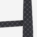 CRAVATTA IN MISTO SETA CON MOTIVO FANTASIA 50571683 001 HUGO BOSS 