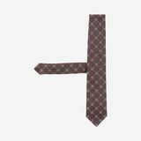 CRAVATTA IN misto SETA CON FANTASIA GEOMETRICA 50571683 209 HUGO BOSS 