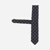 CRAVATTA IN misto SETA CON FANTASIA GEOMETRICA 50571683 404 HUGO BOSS 