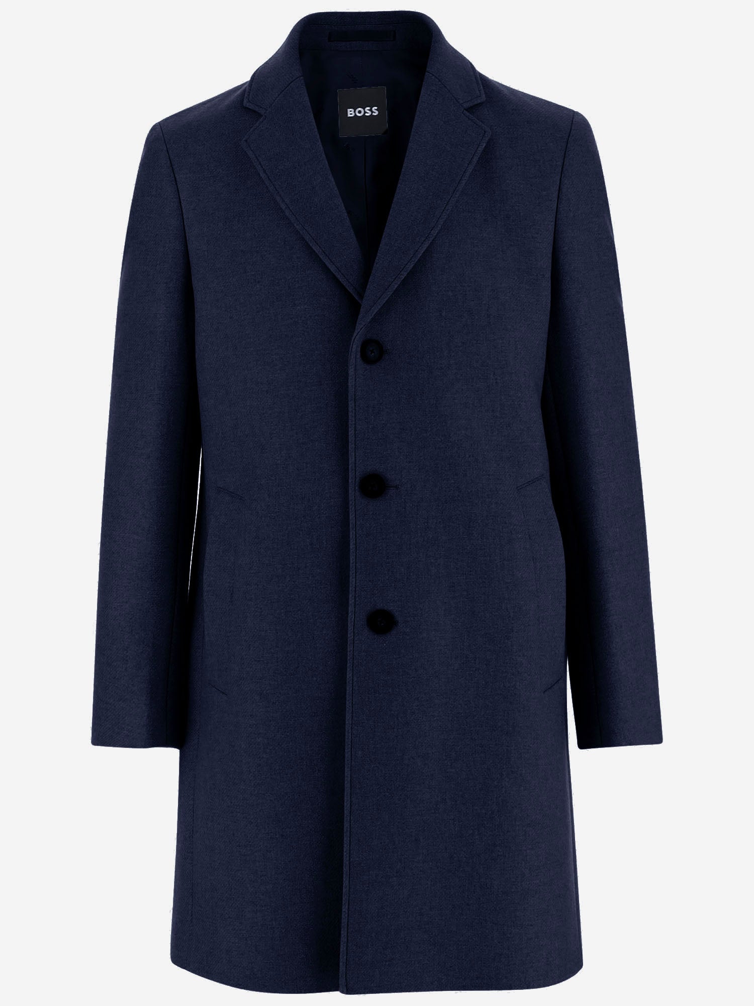 CAPPOTTO MONOPETTO IN LANA 50571812 404 HUGO BOSS 