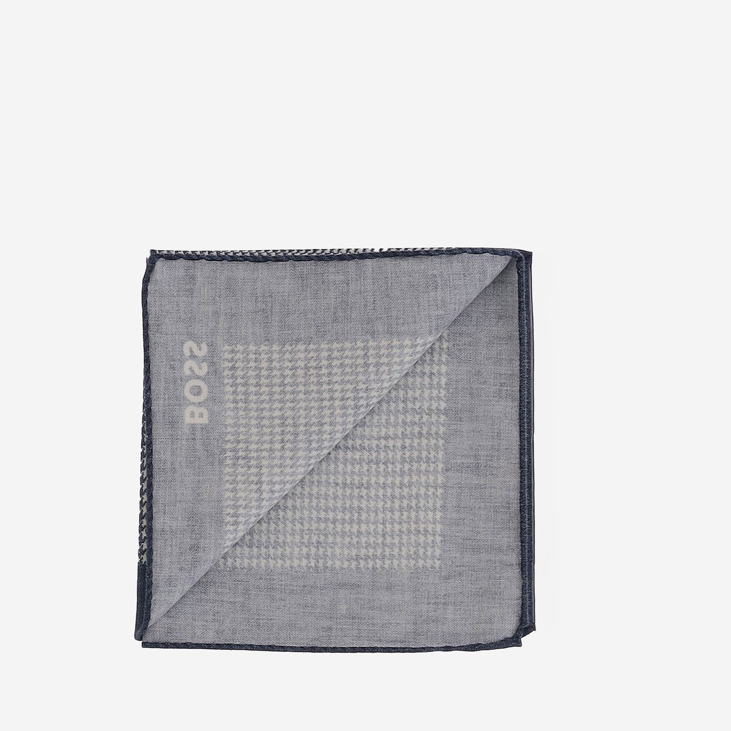 POCHETTE IN COTONE E LANA CON LOGO 50572112 479 HUGO BOSS 