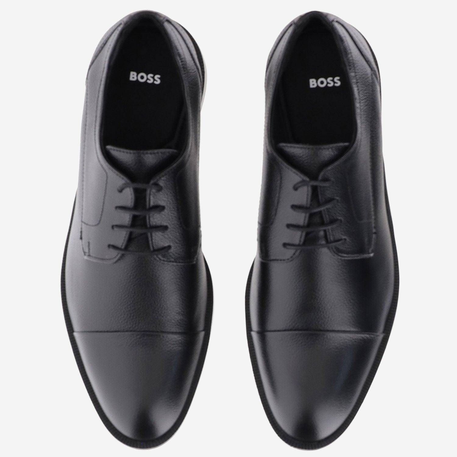 MOCASSINI IN PELLE MARTELLATA 50573315 001 HUGO BOSS 