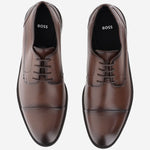 MOCASSINI IN PELLE MARTELLATA 50573315 212 HUGO BOSS 